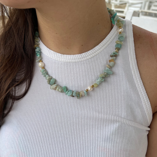 Collar Turqoise stones