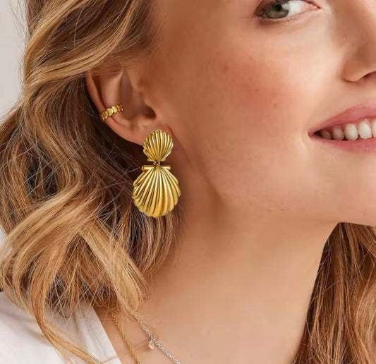 Aretes Doble Shell