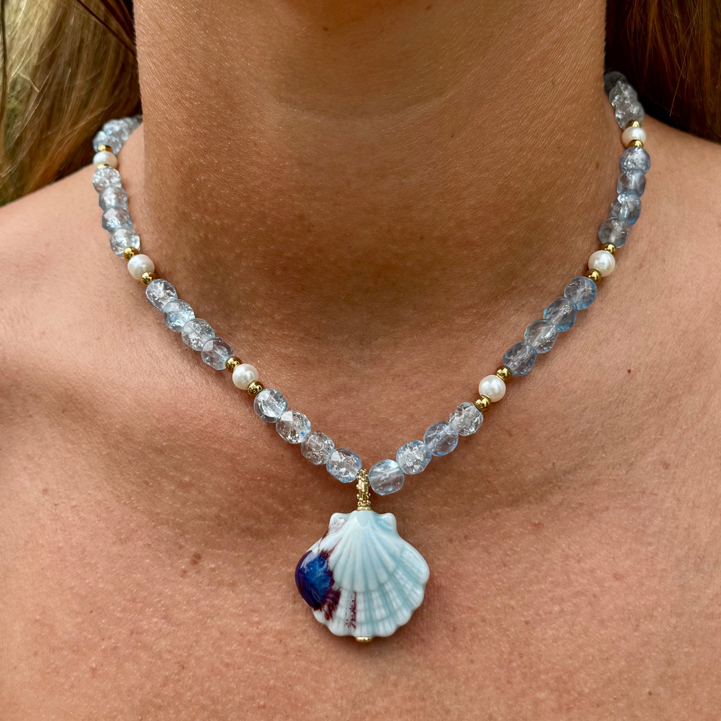 Collar Blue Shell