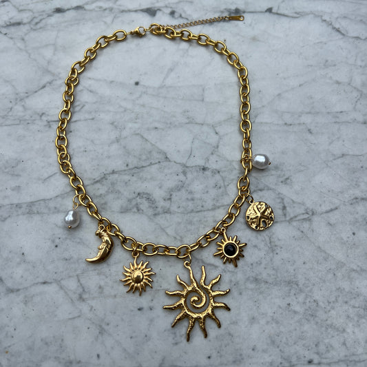 Collar charla Sol y Luna